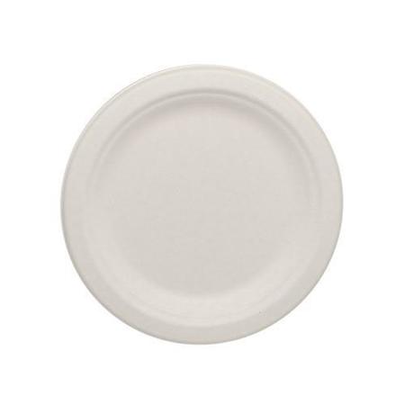 Karat Earth 6 in Round Bagasse Plates, PK1000 KE-BPR06-1C